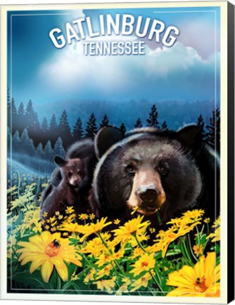 Framed Gatlinburg Tennessee Print