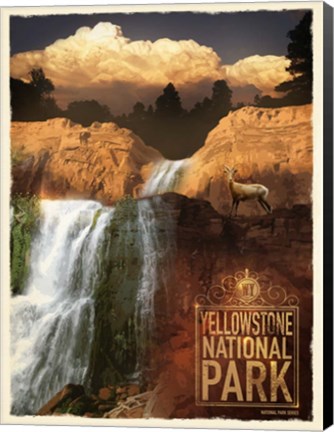 Framed Yellowstone National Park Print