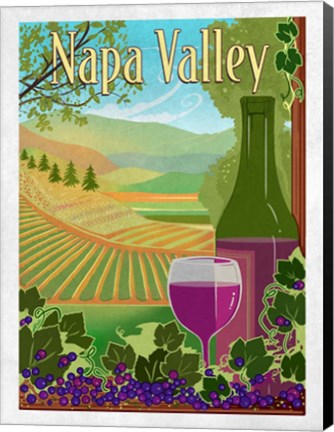 Framed Wine Country Print
