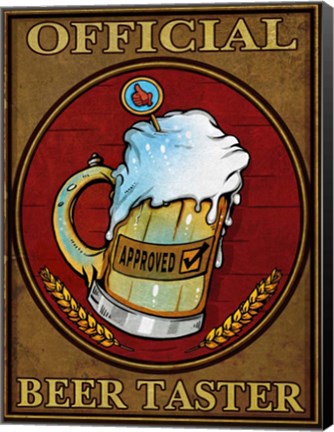 Framed Beer Taster Print