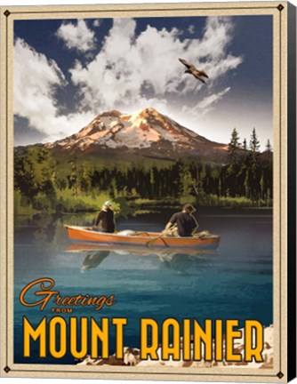 Framed Mt Rainier Print