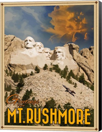 Framed Mt Rushmore Print