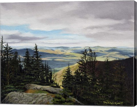 Framed New Hampshire Print