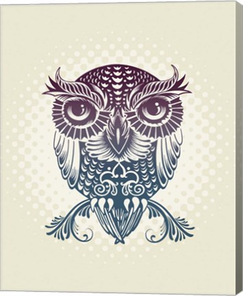 Framed Baby Egypt Owl Print