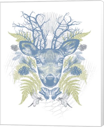 Framed Deer Adventure Print