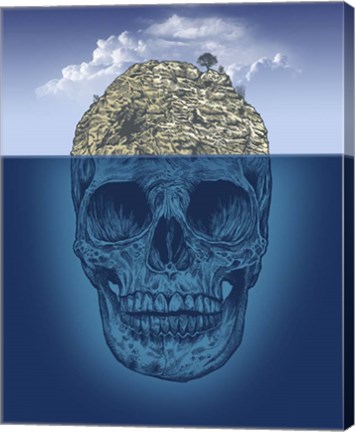 Framed Skull Island Print
