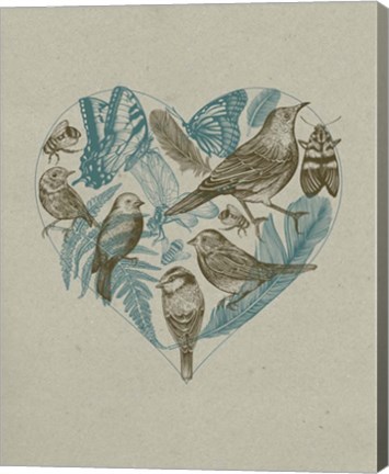 Framed Wild Heart Print