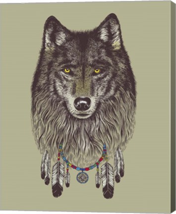 Framed Wolf Dreams Print