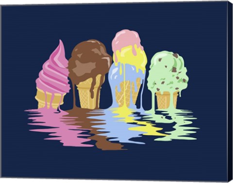 Framed Ice Cream Dreams Print