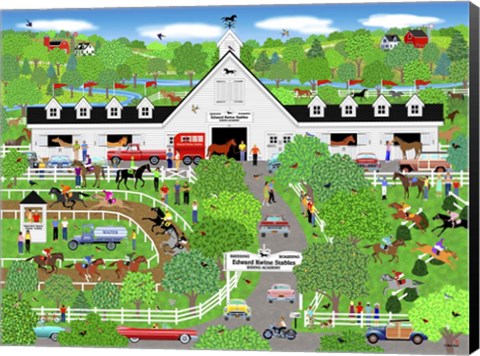 Framed Horse Lover&#39;s Paradise Print