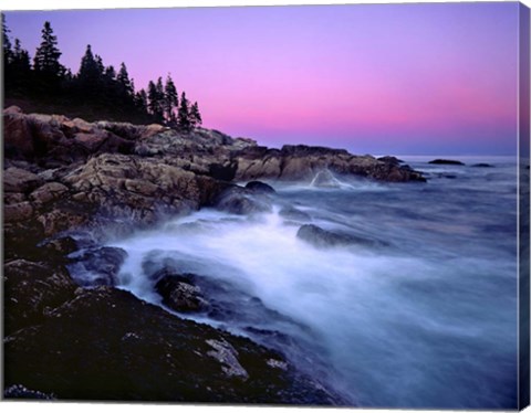 Framed Acadia Dusk Print