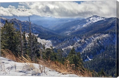Framed Sierra Blanca Snow Print