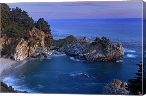 Framed Big Sur McWay Falls Print