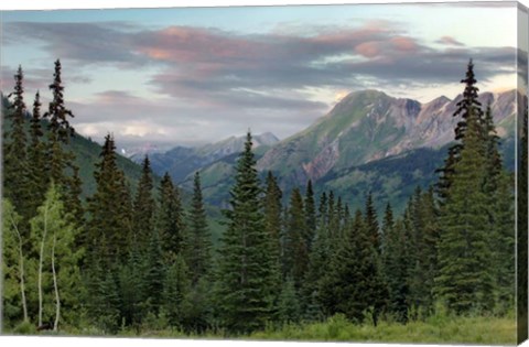 Framed Dusk Near Ouray Print