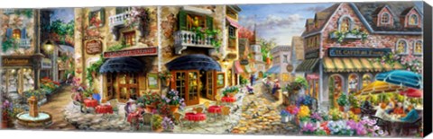 Framed Late Afternoon in Italy Print