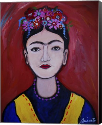 Framed Frida Adolescente Print