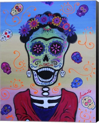 Framed Screaming Frida Print