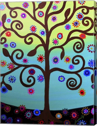 Framed Blessed Tree Print