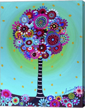 Framed Joyful Tree Print
