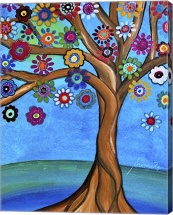 Framed Banyan Tree Of Life 1 Print