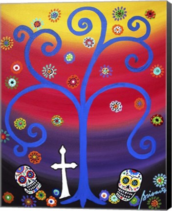 Framed Cemetery Rainbow Print