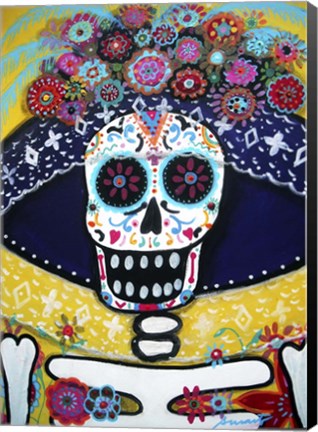 Framed Senorita Catrina Print