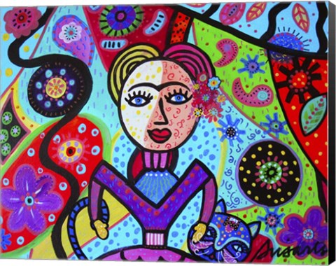 Framed Abstract Frida 3 Print