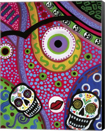 Framed Abstract Frida Dod Print