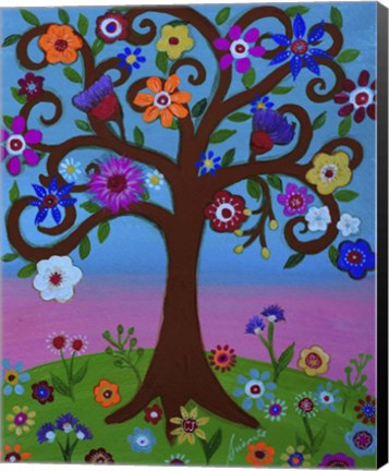 Framed Cj&#39;s Tree Of Life Print