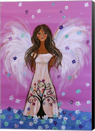 Framed Maddie&#39;s Guardian Angel Print