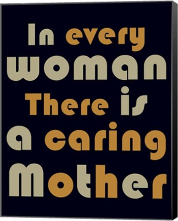 Framed Caring Mother Print