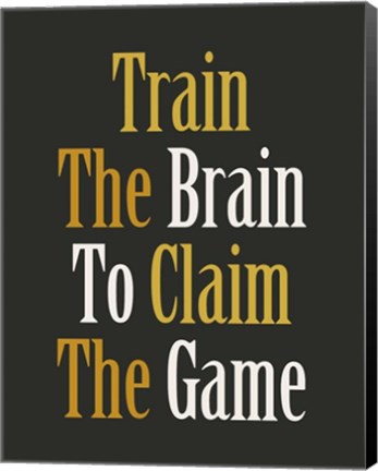 Framed Claim The Game Print