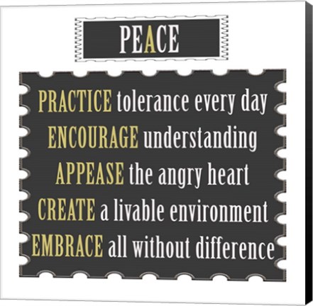 Framed Peace Print