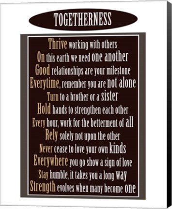 Framed Togetherness Print