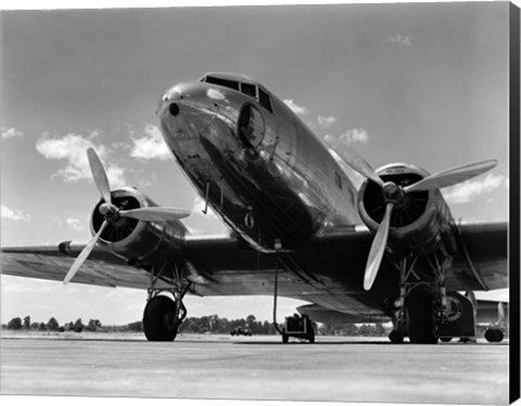 Framed 1940s Domestic Propeller Passenger Print