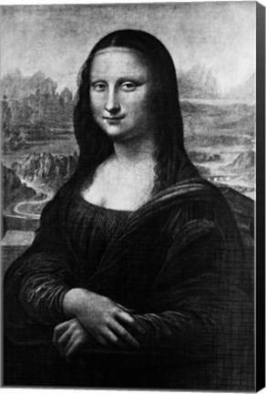 Framed Leonardo Da Vinci&#39;S Mona Lisa 16Th Century Painting Print