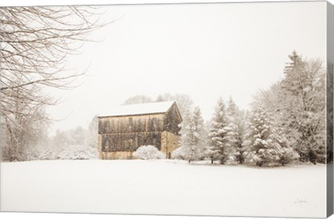 Framed First snow Print