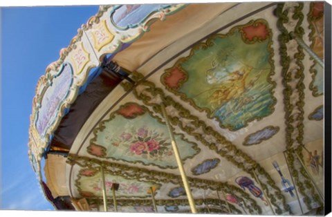 Framed Nautical Carousel Of  Saint-Malo Print