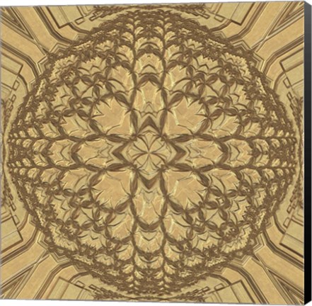 Framed Copper Metalwork Print