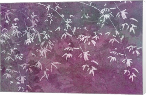 Framed Floral Flurry Violet Print