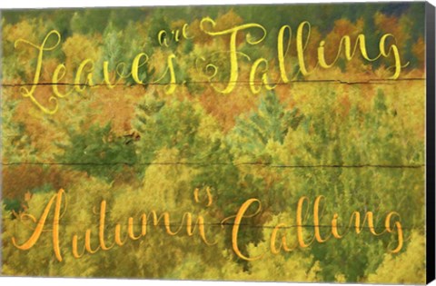 Framed Leaves Are Falling Print