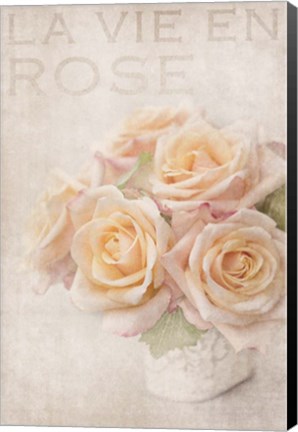 Framed Life In Pink Print