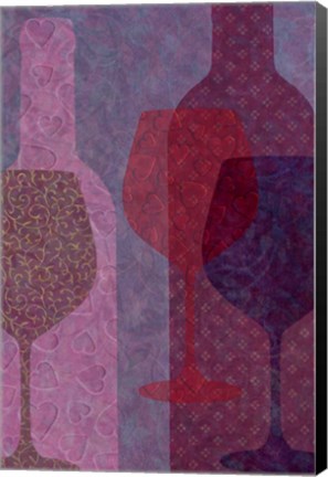 Framed Art of Wine - Bordeaux Print