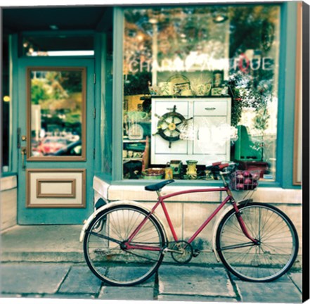 Framed Sunday Morning Bike Print