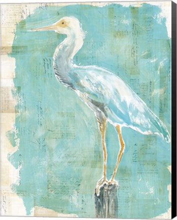 Framed Coastal Egret II Print