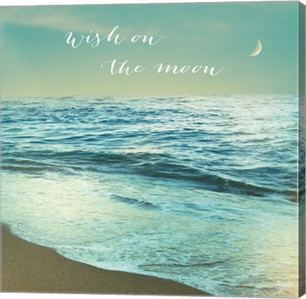 Framed Moonrise Beach Inspiration Print