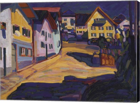 Framed Murnau Burggrabenstrasse, 1908 Print