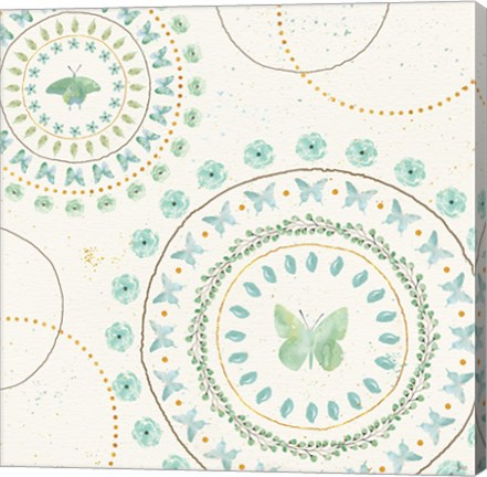 Framed Flutterby Blooms VII Print