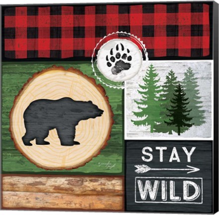 Framed Stay Wild Print