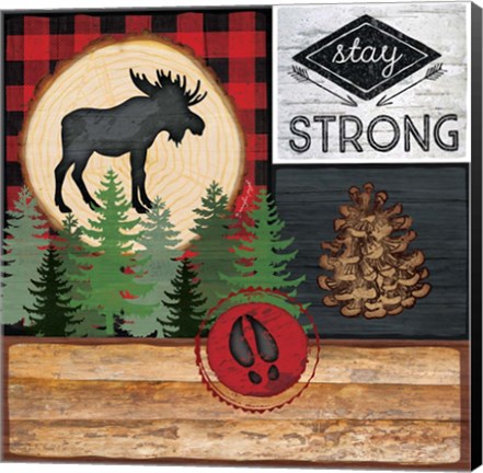 Framed Stay Strong Print